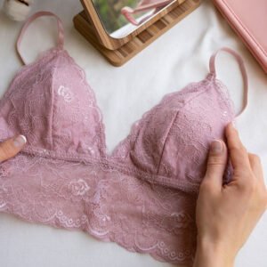 Sutiã Rendado Rosé Confort